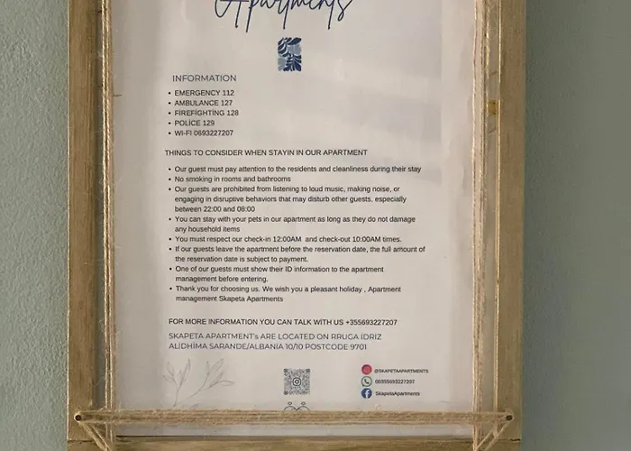 Skapeta 公寓 Sarandë